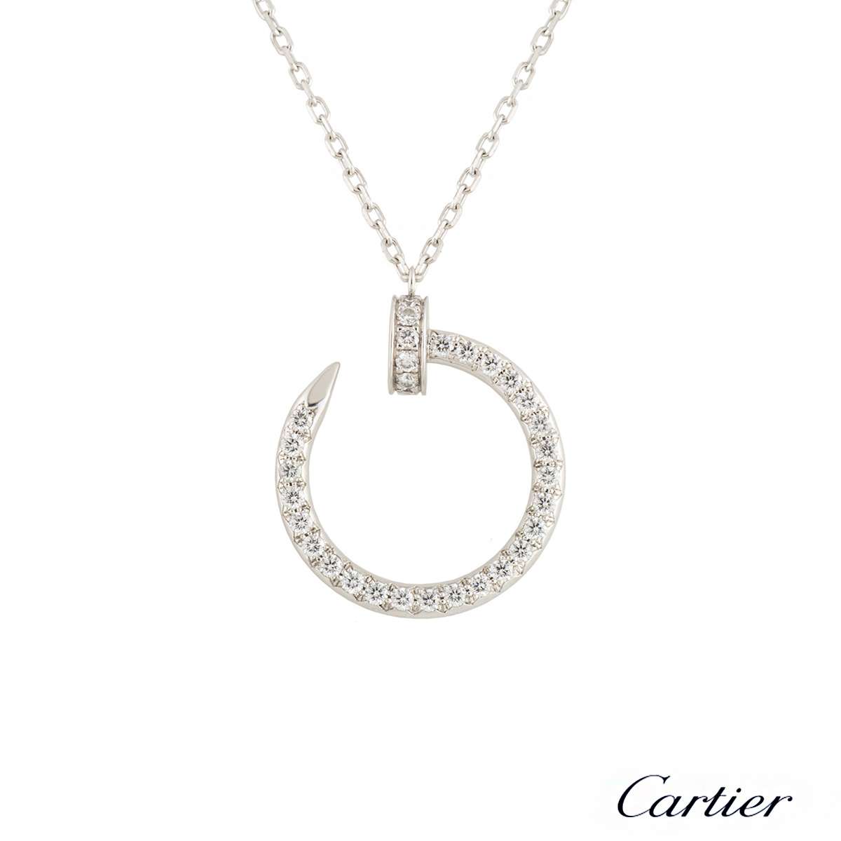 cartier juste un clou diamond necklace